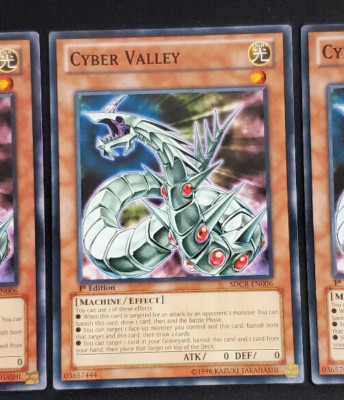 Cyber Valley SDCR-EN006 YuGiOh! Cyber Dragon Revolution 1st Ed NEAR MINT Yu-Gi-O-image