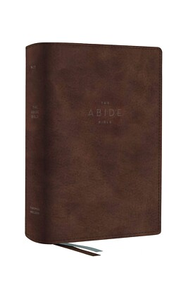 The NET Abide Bible Leathersoft Brown Comfort Print BRAND NEW in Shrink Wrap!!!-image