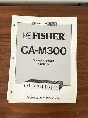 Fisher CD-M300 Stereo Service Manual *Original*-image