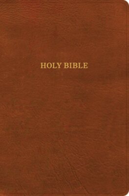 Holy Bible : King James Version, Burnt Sienna Leathertouch, Giant Print Refer...-image