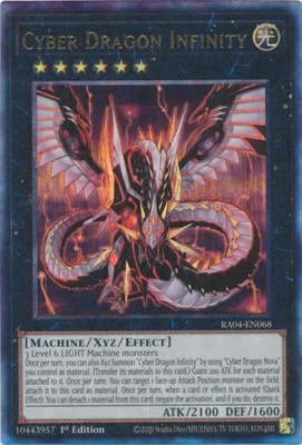 Cyber Dragon Infinity - RA04-EN068 - Ultimate Rare 1st Edition Near Mint-image