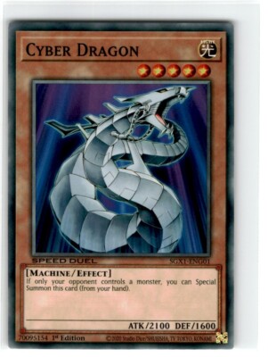 2020 Yu-Gi-Oh! Speed Duel Cyber Dragon Common SGX1-ENG01 Moderately Played 1st-image