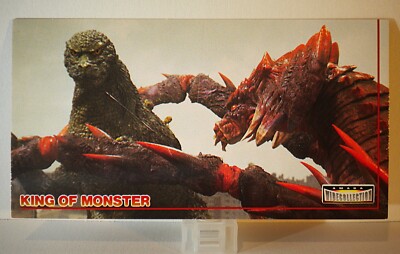 AMADA 1996 GODZILLA KING OF THE MONSTER WIDE CC 70 GODZILLA JR 1995 W DESTOROYAH-image