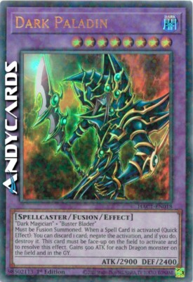 DARK PALADIN • (Dark Paladin) • Ultra R DTT • HAC1 EN018 • 1Ed • YUGIOH!-image