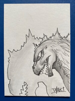 2006 GODZILLA KING OF THE MONSTERS - SKETCH by BILL MAUS-image