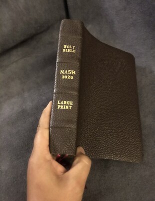 NASB 2020 Reference Bible New American Standard Brown Leather-image