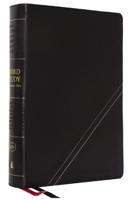 Thomas Nelson KJV, Word Study Reference Bible, Leathersoft, Blac (Leather Bound)-image