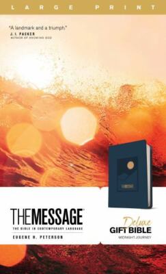 The Message Deluxe Gift Bible, Large Print [Leather-image