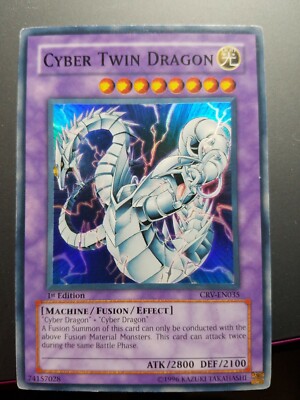 Cyber Twin Dragon 1st Edition  CRV-EN035  Pre-owned -image