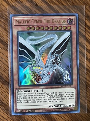 YuGiOh Malefic Cyber End Dragon GFP2-EN101 1st Edition Ultra Rare -image