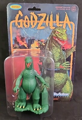 Super7 ReAction Godzilla Model Kit Figure on card NEW-image