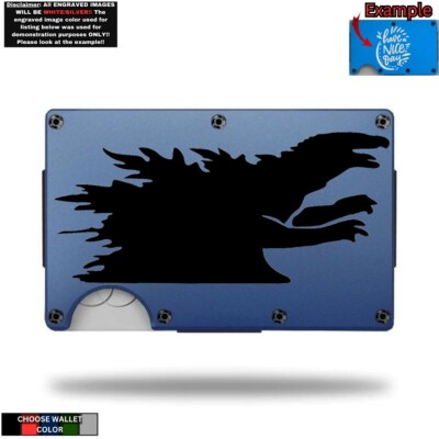 GODZILLA Kaiju Wallet - Laser Engraved Wallet - Cool Wallet-image