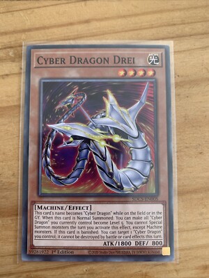 Cyber Dragon Drei - SDCS-EN005 - Common -  1st Edition   Yugioh-image
