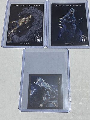 Godzilla Toho Trading Cards Lot Of 2 Plus Mini Mecha II. From Japan Toho Pack-image