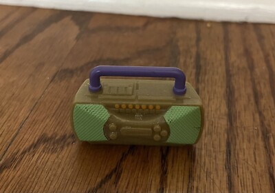 Fisher-Price Loving Family Dollhouse Blue Boom Box CD Player Stereo Music EUC-image