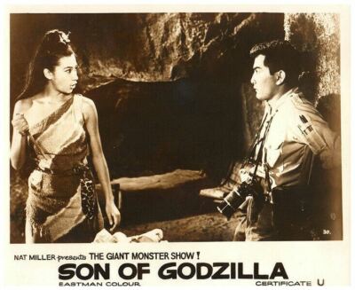 Son Of Godzilla original Lobby Card Beverly Maeda Tadao Takashima 1967 Japanese-image