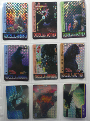 Godzilla Meiji, Amada Selection of 9 early Cards from Japan-image