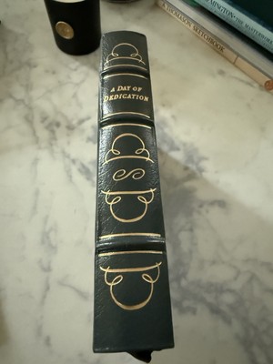 A Day of Dedication Woodrow Wilson Easton Press Leather Bound Library Presidents-image