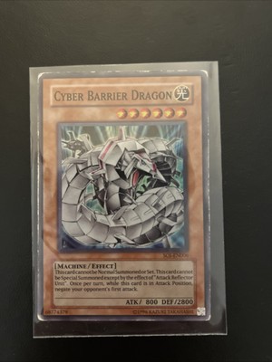 Cyber Barrier Dragon SOI-EN006 Super Rare LP Unlimited Yugioh-image