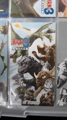 godzilla daikaiju hyakka vers 2 cocoa chocolate cigarettes card japan 3p-09-image