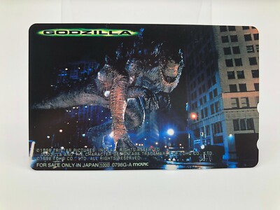 Godzilla Phone card Japanese Movie limited Rare Vintage Nintendo F/S-image