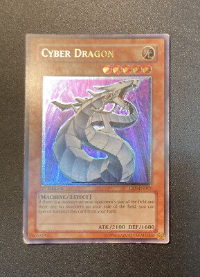 Yugioh Cyber Dragon CRV-EN015 1st Edition Ultimate Rare European English-image
