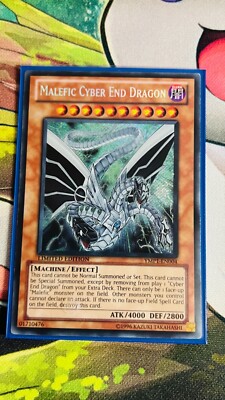YUGIOH: MALEFIC CYBER END DRAGON, YMP1-EN004, LIMITED EDITION, SECRET RARE-image