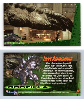 Lucky Photographer #17 Godzilla 1998 Inkworks Supervue Trading Card-image