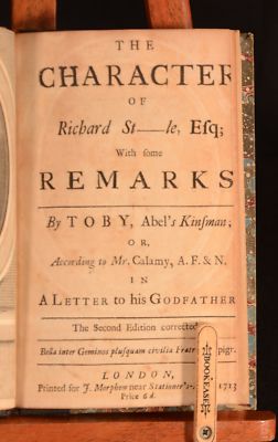 1713 The Character of Richard Steele Esq William Wagstaffe Leather Politics Stoa-image