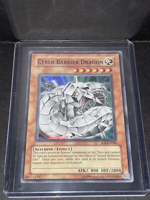 Yu-Gi-Oh! TCG Cyber Barrier Dragon SOI-EN006 Unlimited Super Rare-image