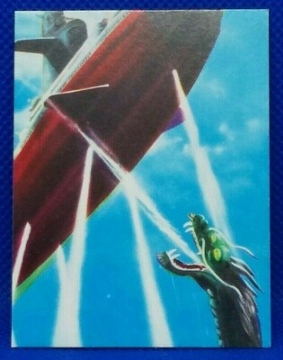 Manda Yamakatsu Card Tokusatsu Vintage Godzilla Kaiju Japanese Toho Rare F/S-image