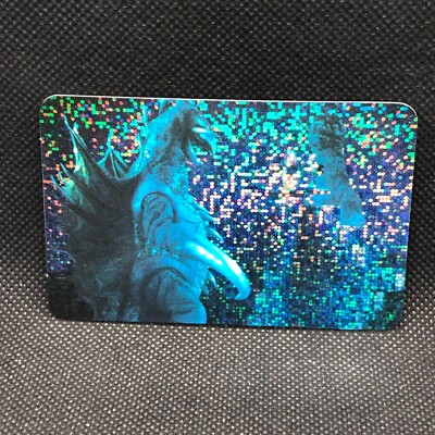Gigan Godzilla Holo Card TCG Toho Movie Meiji 1993 Japanese Japan A2-image