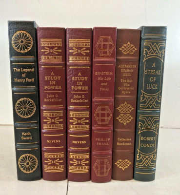 Easton Press, The Library of Great Lives, 6 volumes,  ESet-5-image