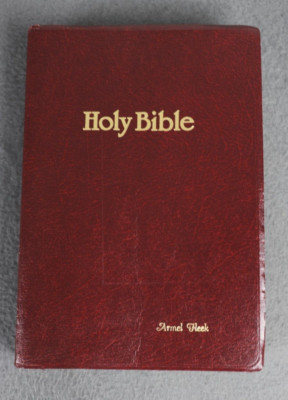 Holy Bible King James Version, KJV Referenced Giant Print Handi-size, Leather-image