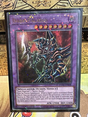 *** DARK PALADIN *** MINT 1ST EDITION ULTRA RARE DUEL TERMINAL HAC1-EN018 YUGIOH-image
