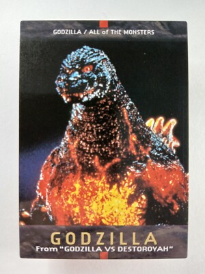 Godzilla #64 - Toho Monster Carddass Masters (1996 Japanese card) vintage kaiju-image