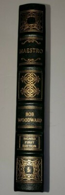 Easton Press Maestro Bob Woodward  1st Edition Autographed  RARE-image