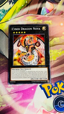 Yugioh Cyber Dragon Nova OP01-EN021 Common NM-image