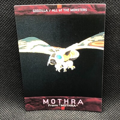 Mothra Godzilla Card TCG No.69 Toho Movie BANDAI 1996 1ST Japanese Japan-image