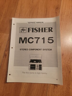 Fisher MC 715 Stereo System Service Manual -image