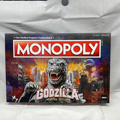 Monopoly - “Godzilla” Monster Edition Board Game New-Open Box-Sealed See Photos-image
