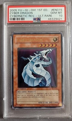 Cyber Dragon CRV-EN015 ultimate rare 1st Edition PSA 10-image