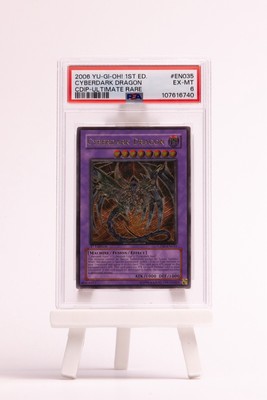 Cyber Dark Dragon CDIP-EN035 Ultimate Rare 1st Edition PSA 6 Cyberdark Impact-image