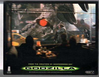 Lobby Card: Godzilla-Lobby Card-1998-Matthew Broderick-Jean Reno-Maria Pitillo-image