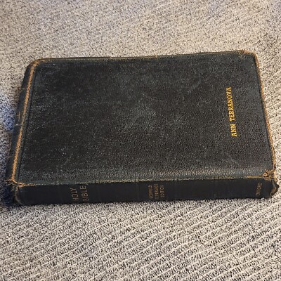 Antique Holy Bible KJV Scofield Reference Edition 1917 Authorized Oxford *FLAWS-image