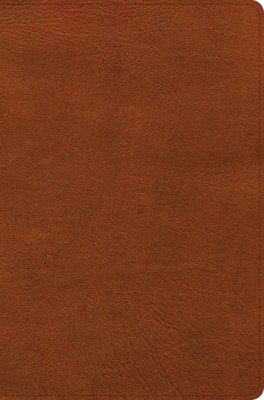 CSB Giant Print Reference Bible, Digital Study Edition, Burnt Sienna LeatherT...-image
