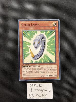 Yugioh - Cyber Larva - SDCR-EN007 - Common - 1st Edition - NM/VLP-image