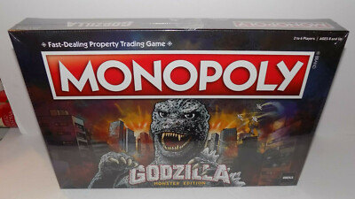 Godzilla Monopoly Board Game Monster Edition New-image