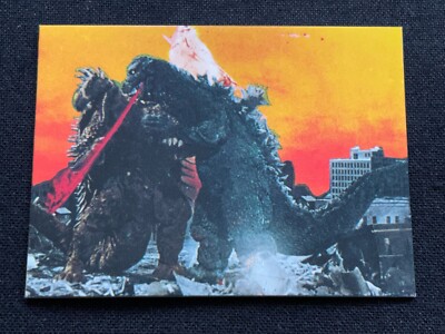 Godzilla Anguirus Mini Card Japanese TOHO TOEI Menko 2.6x1.9 Rare F/S H-image