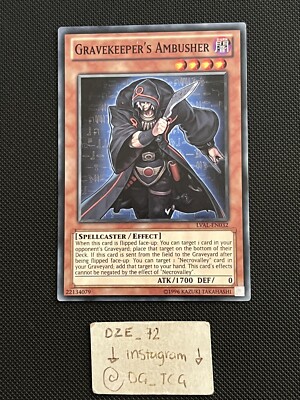 Yugioh - Gravekeeper’s Ambusher - LVAL-EN032 - Unlimited Ed - Common - NM-image